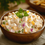 Рецепт салата с сыром и курицей на каждый день.1