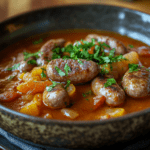 Рецепт сборной солянки с мясом и колбасами