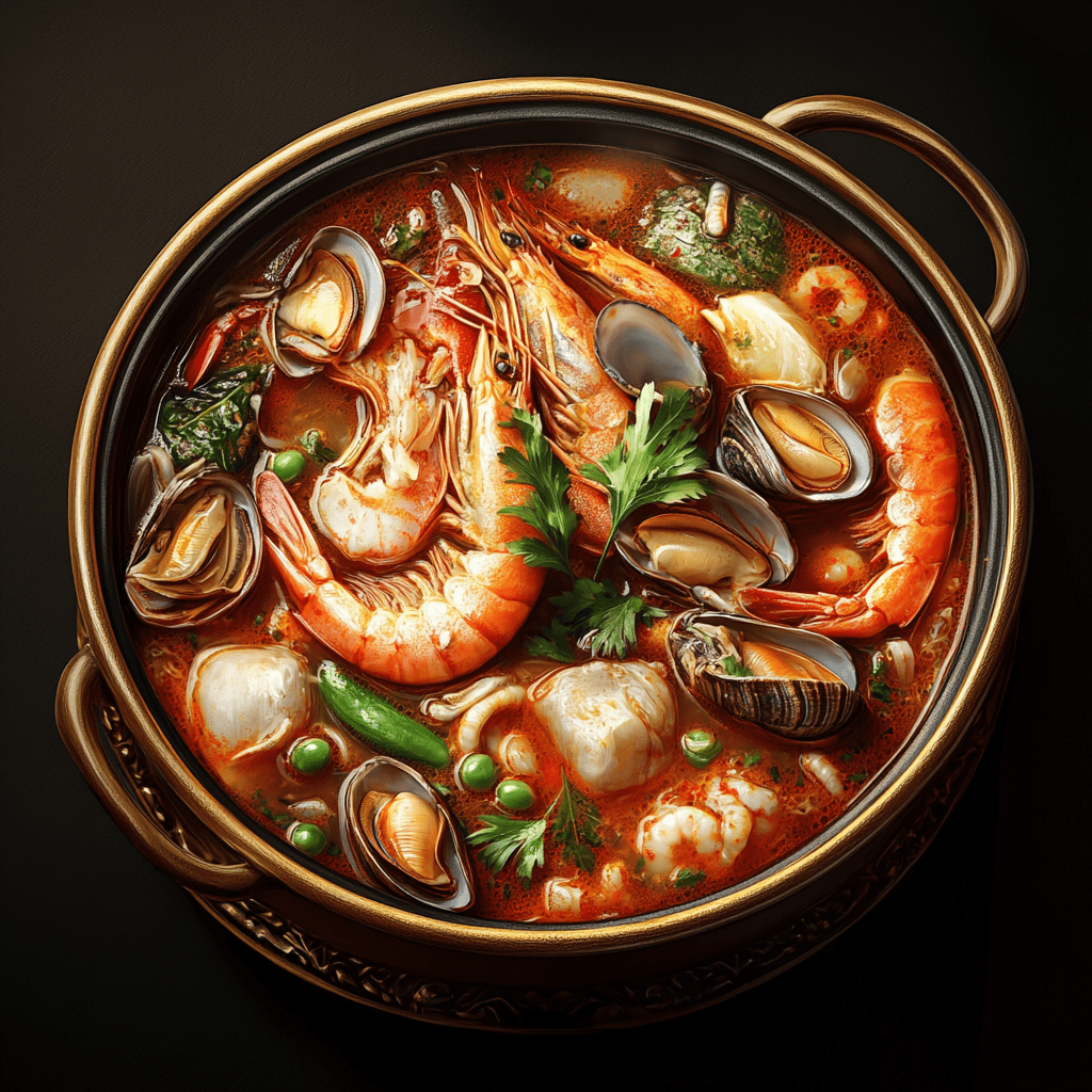 рецепт супа том ям с морепродуктами и овощами