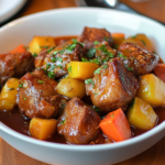 Рецепт тушеного мяса с овощами простое и вкусное блюдо