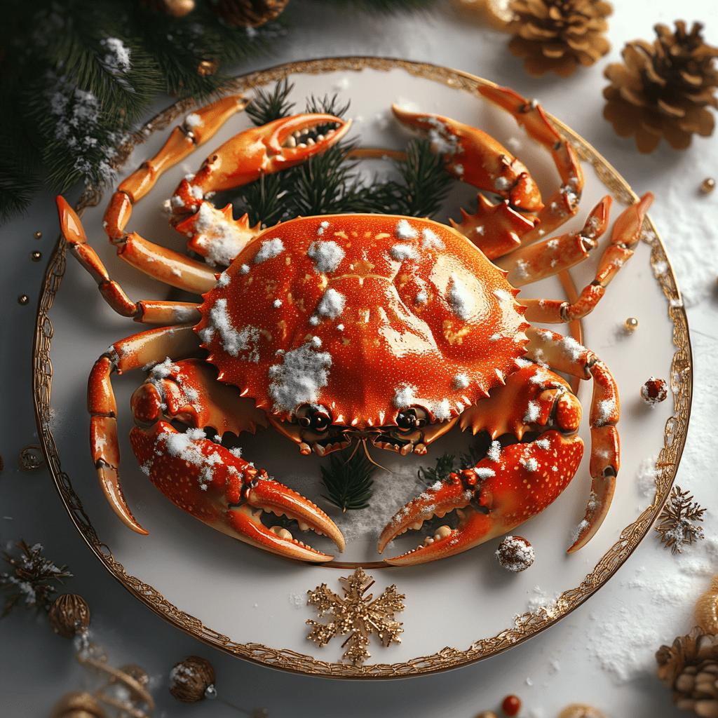 Как красиво подать крабовое блюдо на праздничном столе