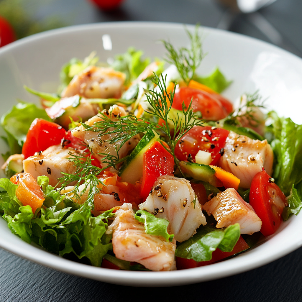 Рецепт вкусного салата с печенью трески.3