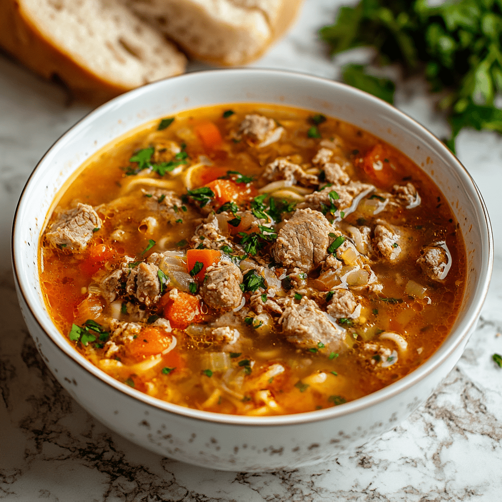 Рецепт вкусного супа с мясом для всей семьи
