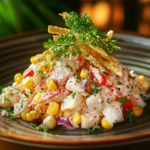 Рецепты крабового салата с кукурузой и палочками.1