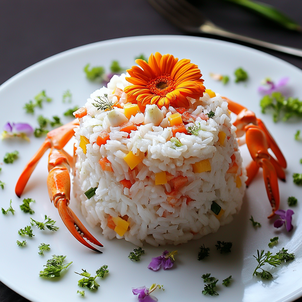 Как приготовить классический крабовый салат с рисом