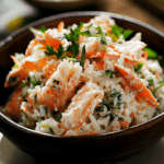 Рецепты крабового салата с рисом простые и вкусные.1