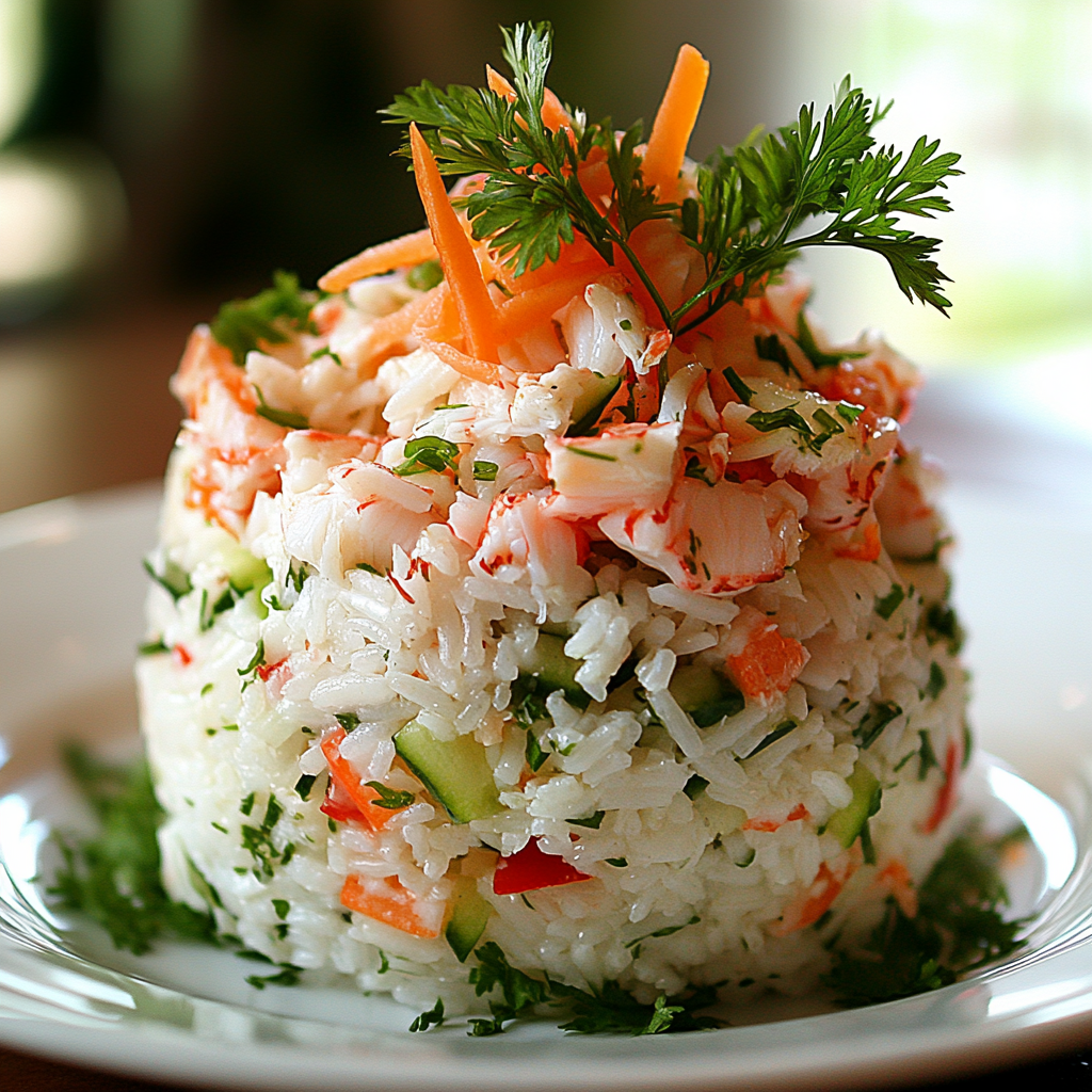 Как приготовить крабовый салат с рисом за 15 минут