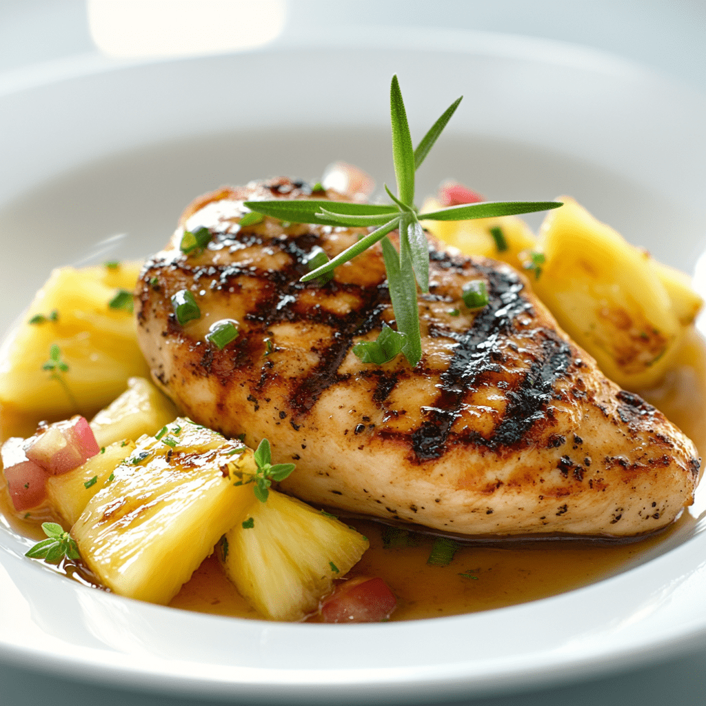 Как приготовить куриную грудку с ананасом в кисло-сладком соусе