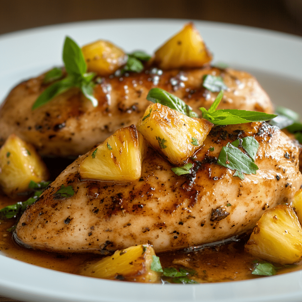 Что добавить к куриному филе с ананасом для необычного вкуса