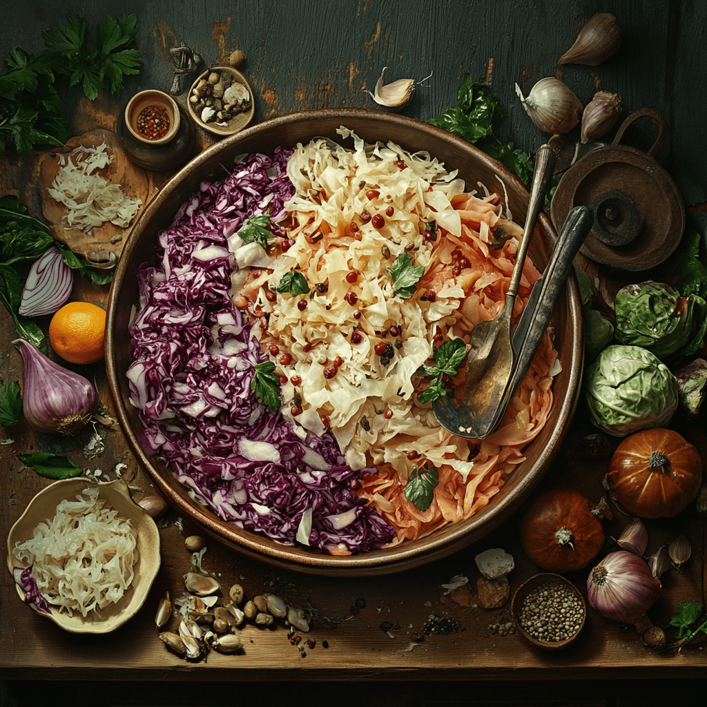 Необычные рецепты квашеной капусты с добавлением моркови и специй