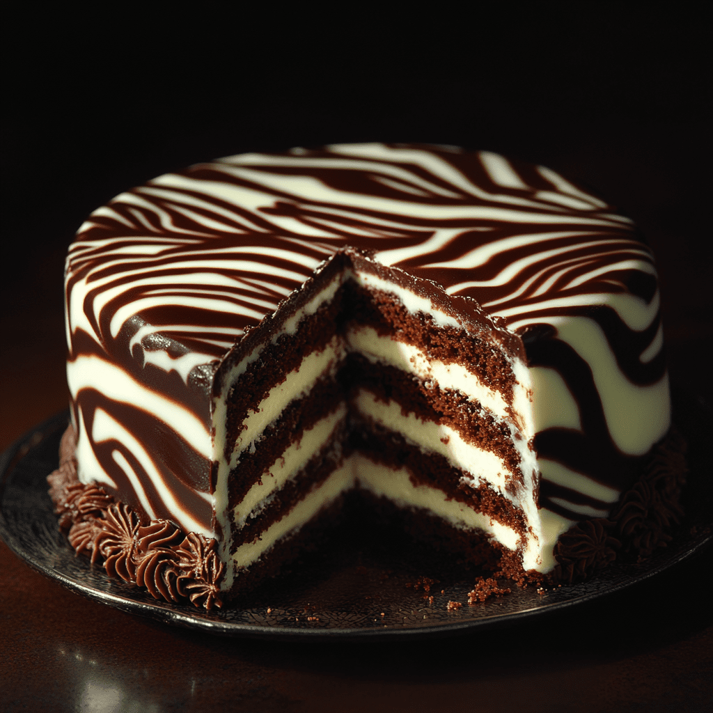 Особенности формирования узора в пироге зебра