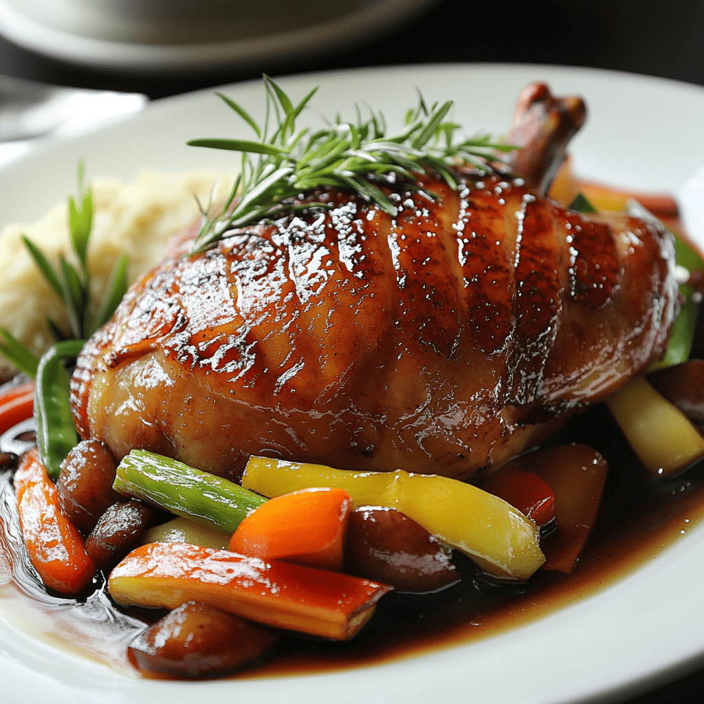 Приготовление утки с пряными соусами и фруктовыми добавками