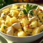 Рецепты салатов с ананасами и курицей для любого стола