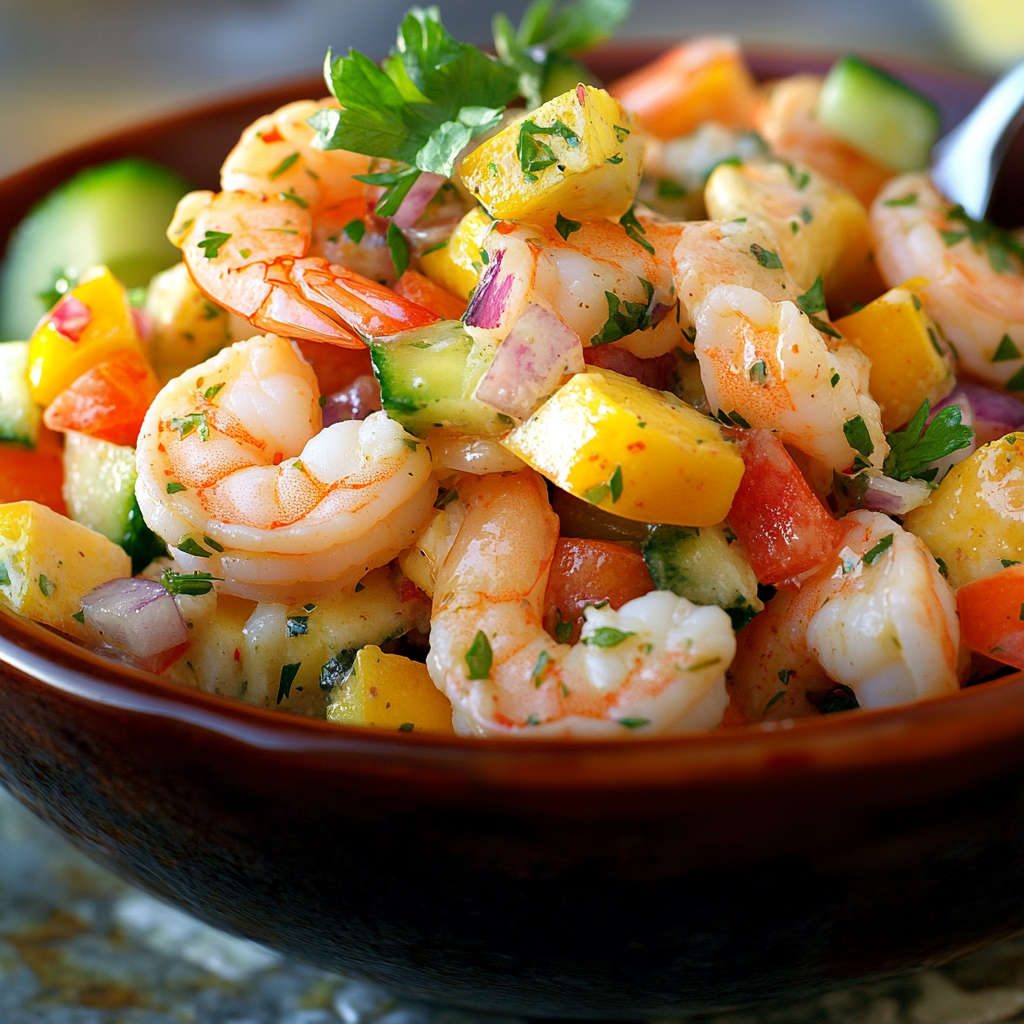 Как приготовить быстрый салат с креветками для ужина после работы