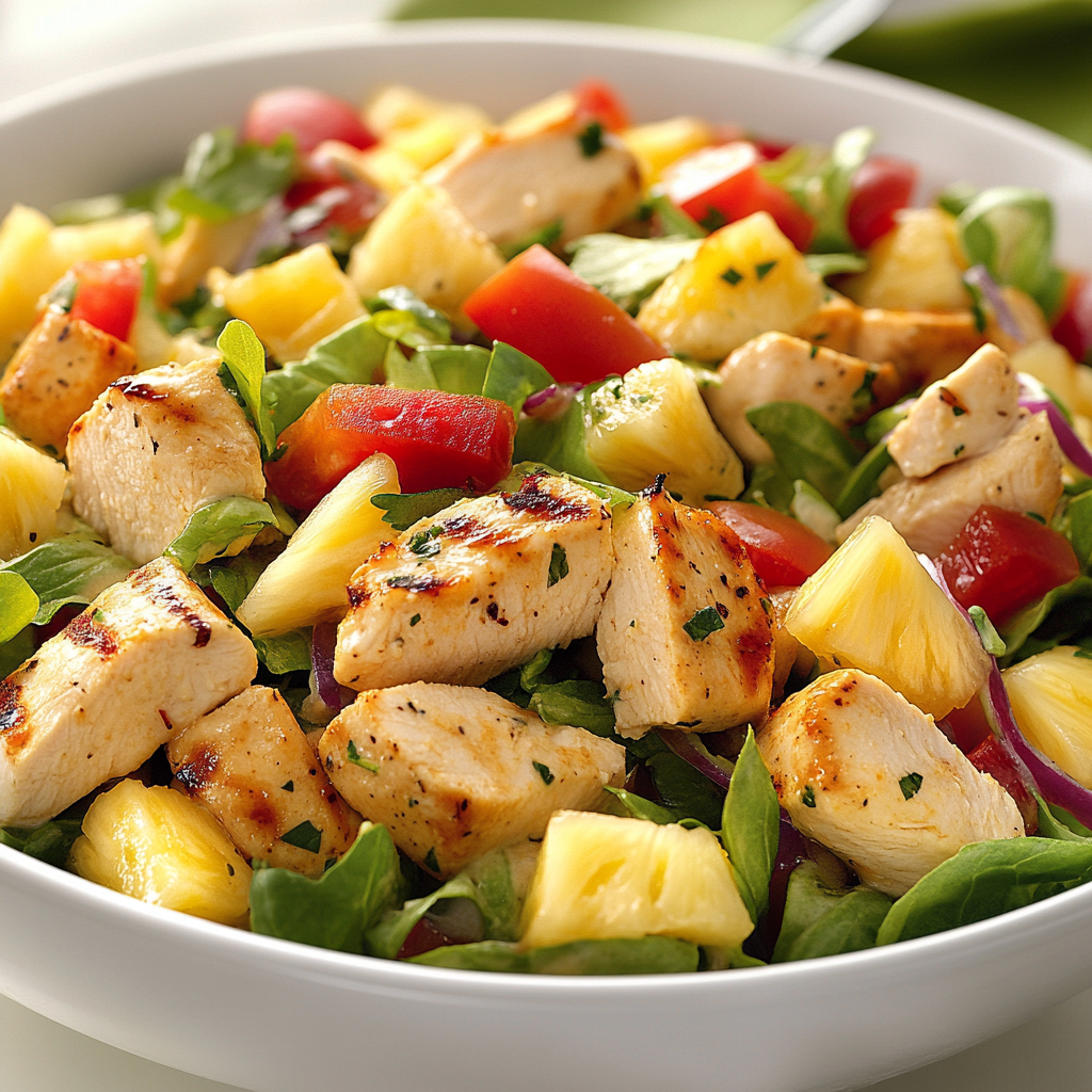 Простые и быстрые рецепты салатов с курицей и ананасами для повседневного ужина