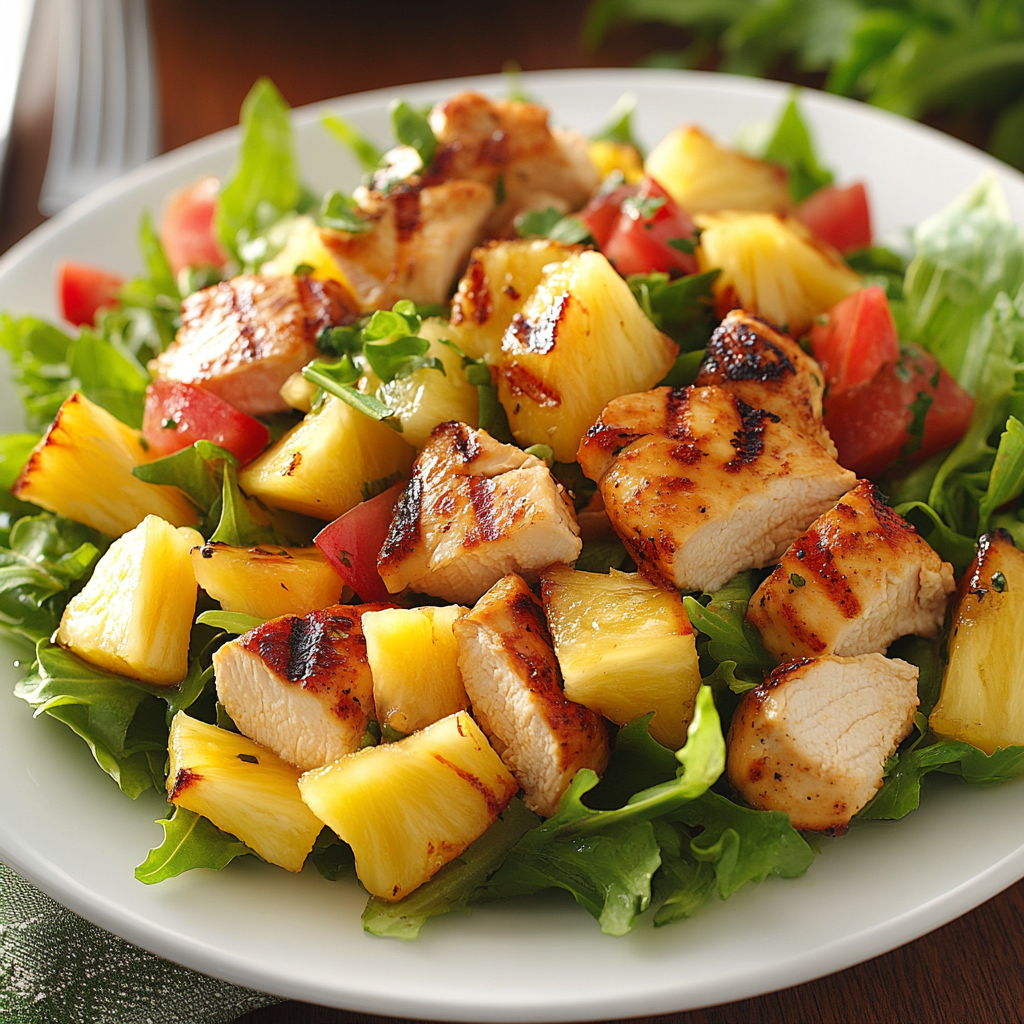 Салаты с курицей и ананасами для праздничного стола: что приготовить?