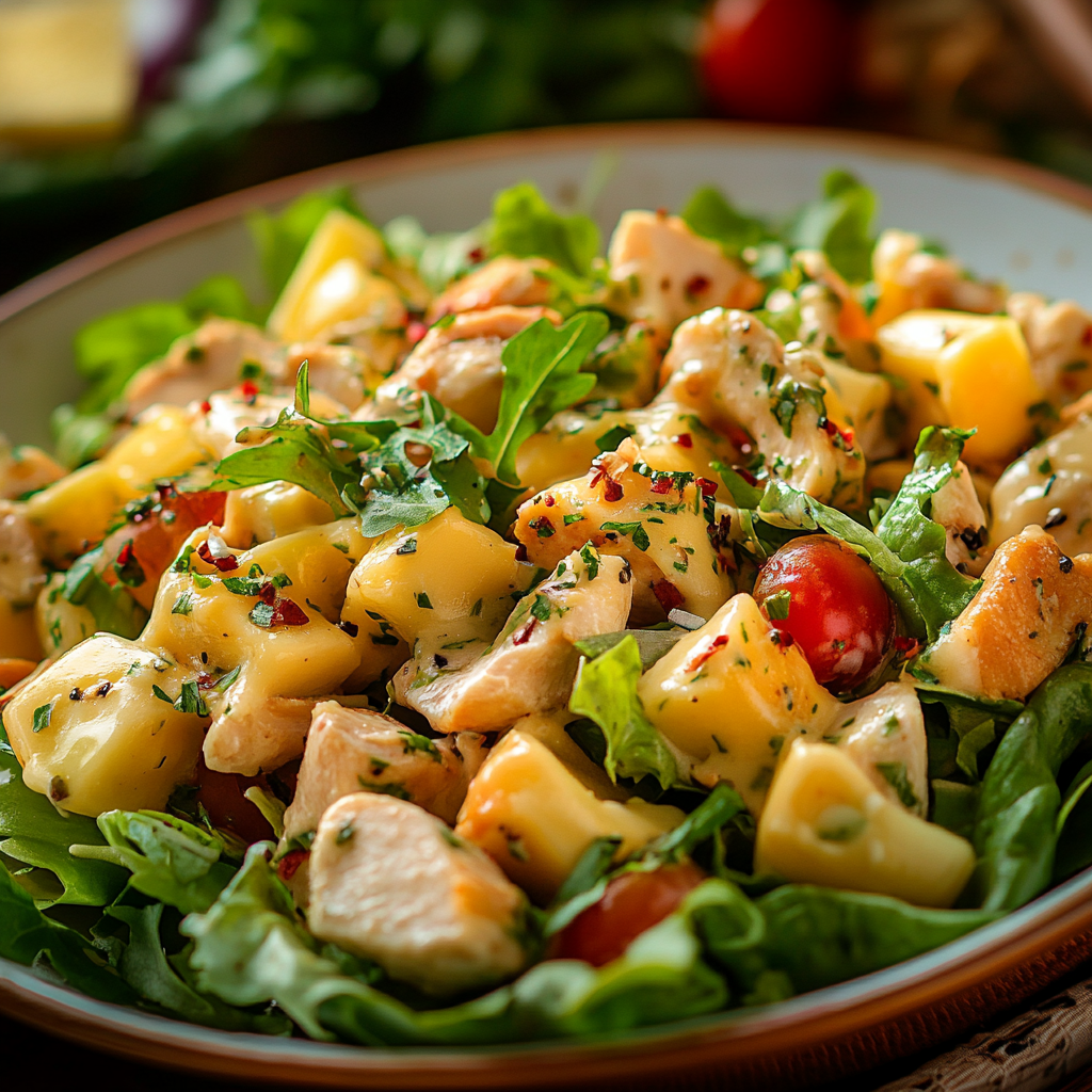 Какие ингредиенты выбрать для салата с курицей и сыром, чтобы он стал вкусным и сытным