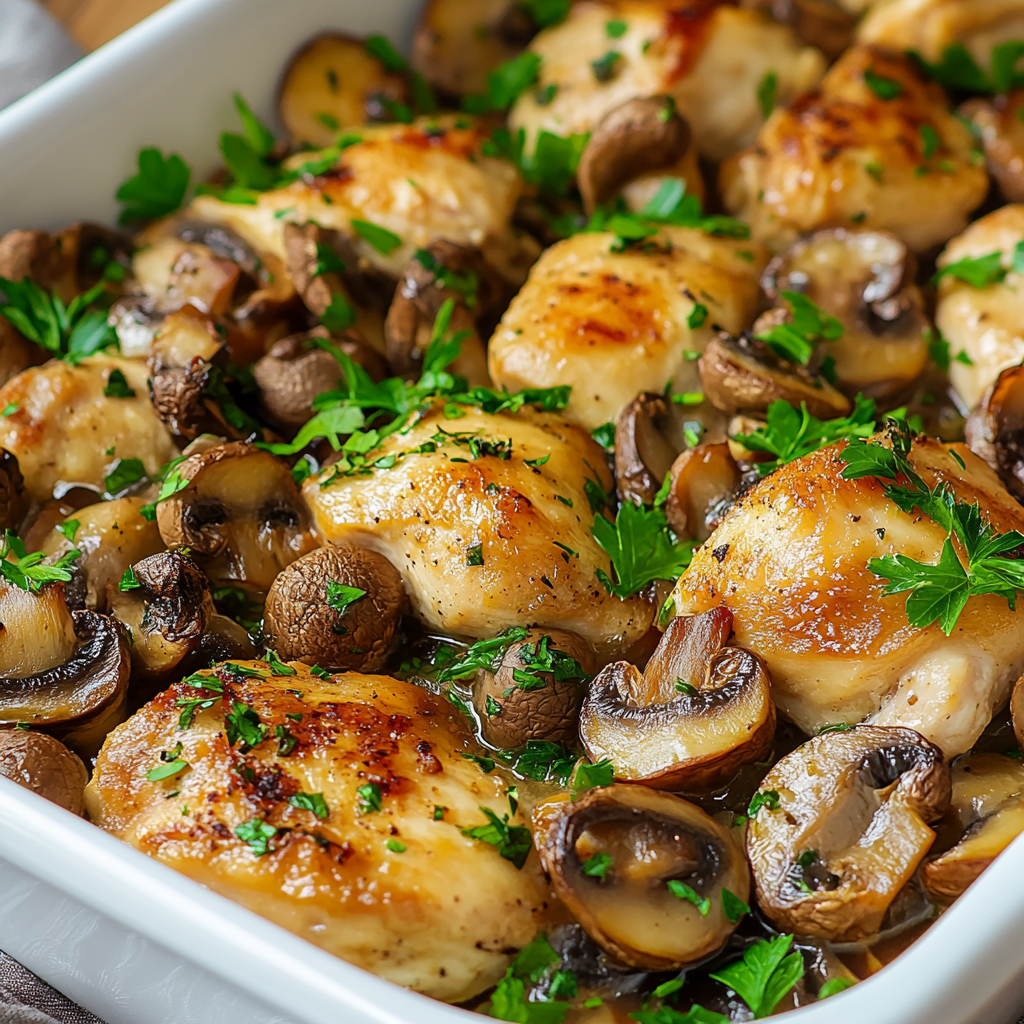 Жульен с грибами и курицей в духовке рецепт